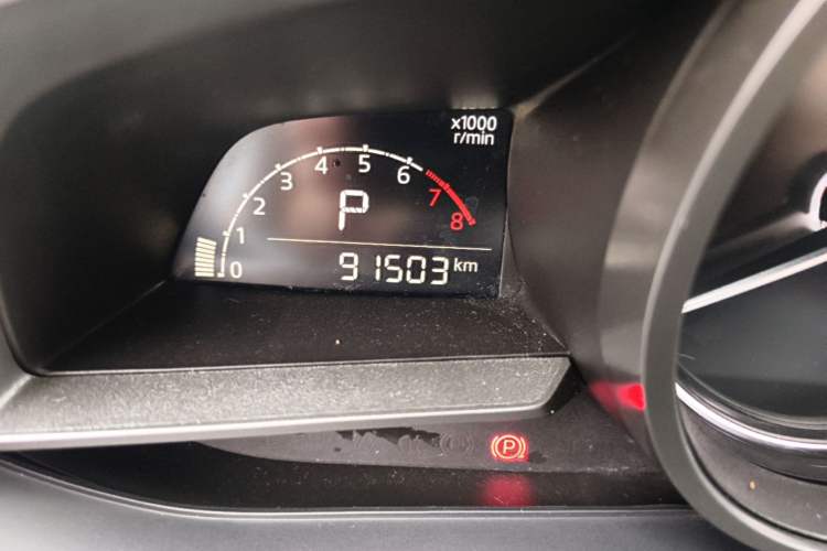 Used Mazda CX-4 2021 2.0L Automatic Two-Wheel Drive Blue Sky Dynamic Edition Odometer Close Up