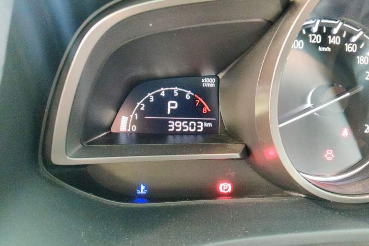 Used Mazda CX-4 2021 2.0L Automatic Two-Wheel Drive Blue Sky Dynamic Edition Odometer Close Up