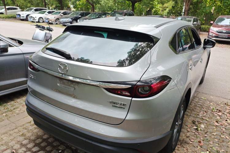 Used Mazda CX-4 2021 2.0L Automatic Two-Wheel Drive Blue Sky Exploration Edition Rear Right 45 Deg