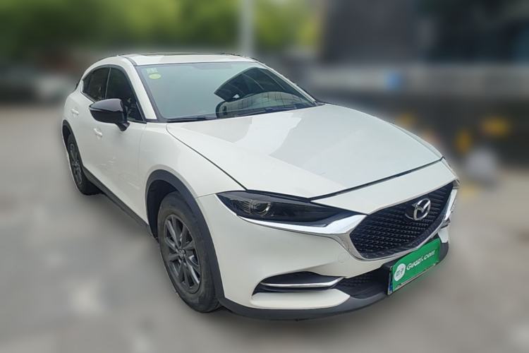 Used Mazda CX-4 2021 2.0L Automatic Two-Wheel Drive Blue Sky Dynamic Edition Front Right 45 Deg