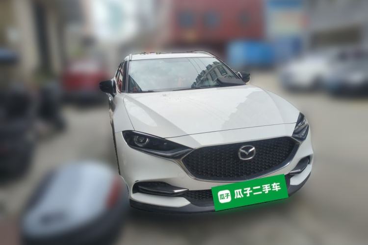 Used Mazda CX-4 2021 2.0L Automatic Two-Wheel Drive Blue Sky Dynamic Edition Front Right 45 Deg
