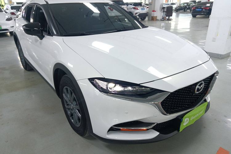 Used Mazda CX-4 2021 2.0L Automatic Two-Wheel Drive Blue Sky Exploration Edition Front Right 45 Deg