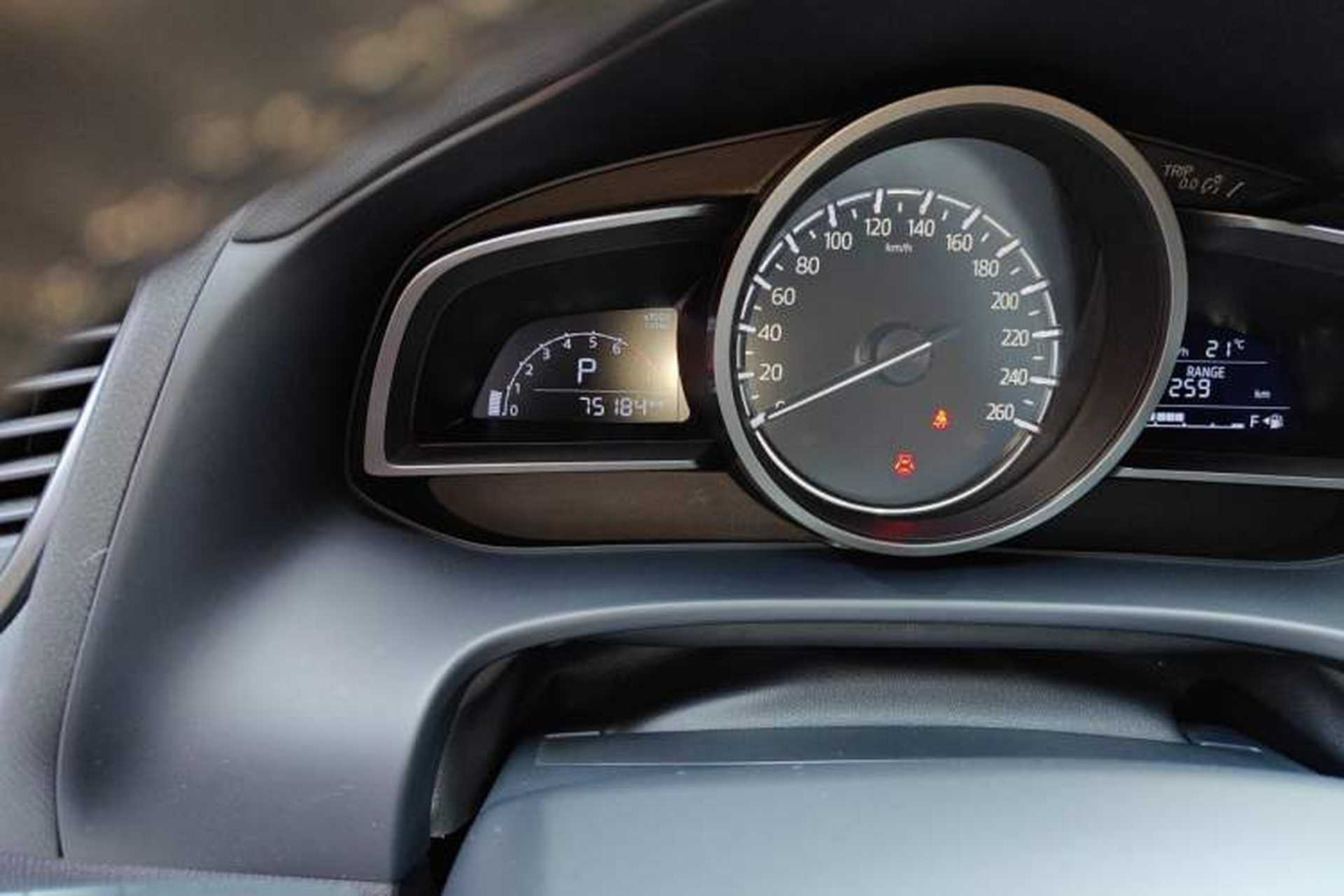 Used Mazda CX-4 2021 2.0L Automatic Two-Wheel Drive Blue Sky Luxury Edition Odometer Close Up