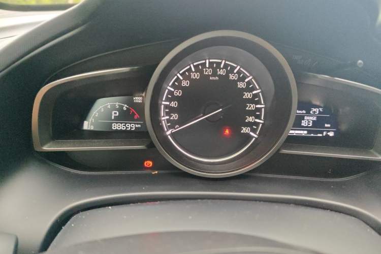Used Mazda CX-4 2021 2.0L Automatic Two-Wheel Drive Blue Sky Dynamic Edition Odometer Close Up