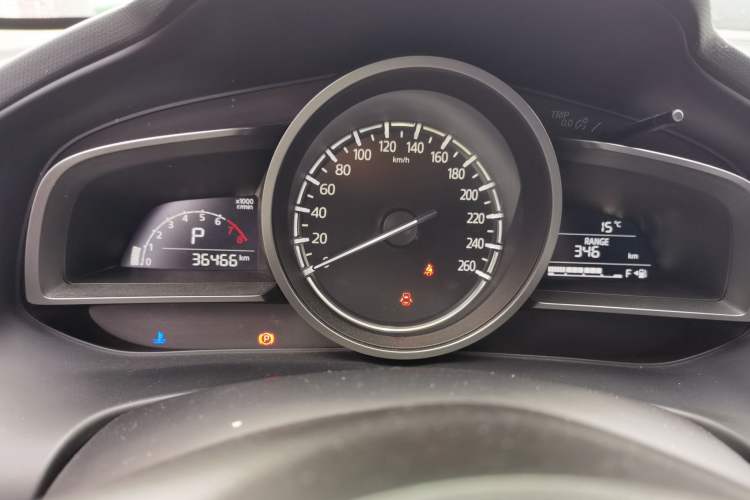 Used Mazda CX-4 2021 2.0L Automatic Two-Wheel Drive Blue Sky Dynamic Edition Odometer Close Up
