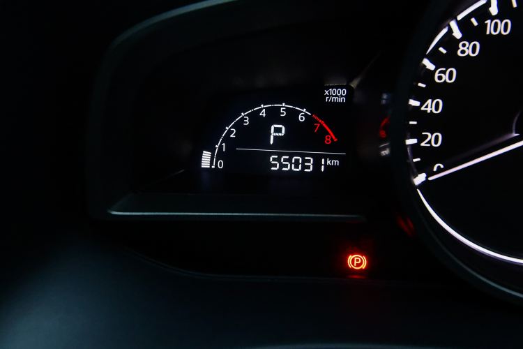Used Mazda CX-4 2021 2.0L Automatic Two-Wheel Drive Blue Sky Dynamic Edition Odometer Close Up