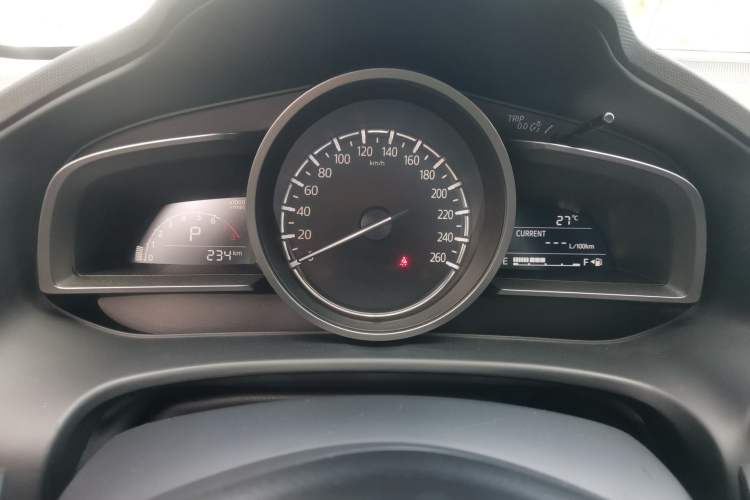 Used Mazda CX-4 2021 2.0L Automatic Two-Wheel Drive Blue Sky Dynamic Edition Odometer Close Up