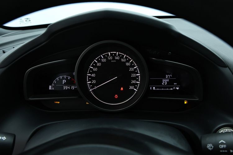 Used Mazda CX-4 2021 2.0L Automatic Two-Wheel Drive Blue Sky Dynamic Edition Odometer Close Up