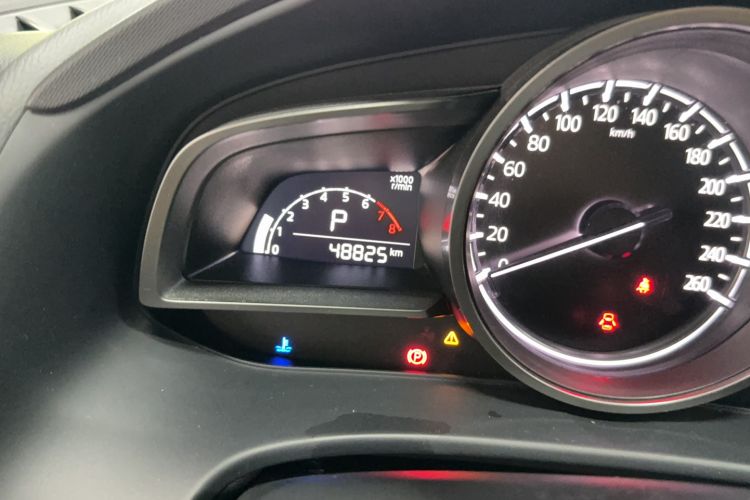 Used Mazda CX-4 2021 2.0L Automatic Two-Wheel Drive Blue Sky Dynamic Edition Odometer Close Up