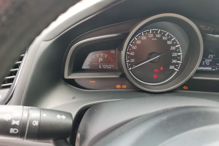 Used Mazda CX-4 2021 2.0L Automatic Two-Wheel Drive Blue Sky Dynamic Edition Odometer Close Up