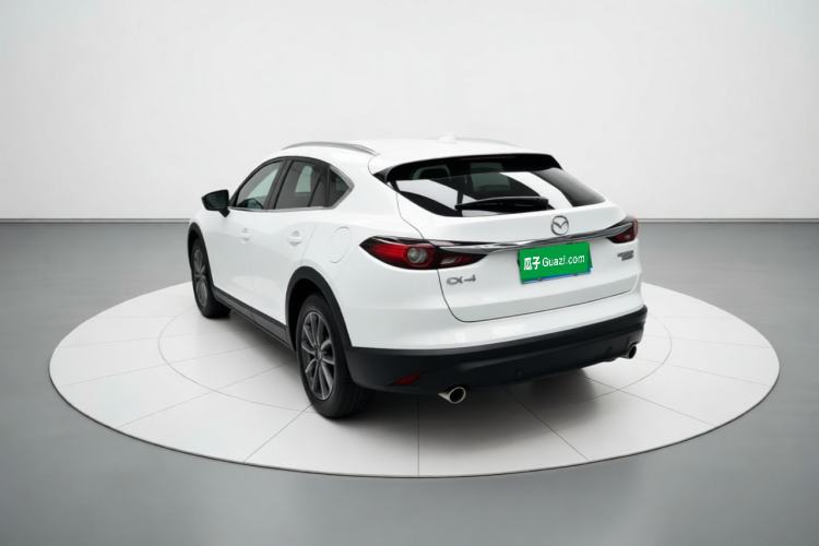 Used Mazda CX-4 2021 2.0L Automatic Two-Wheel Drive Blue Sky Luxury Edition Rear Left 45 Deg