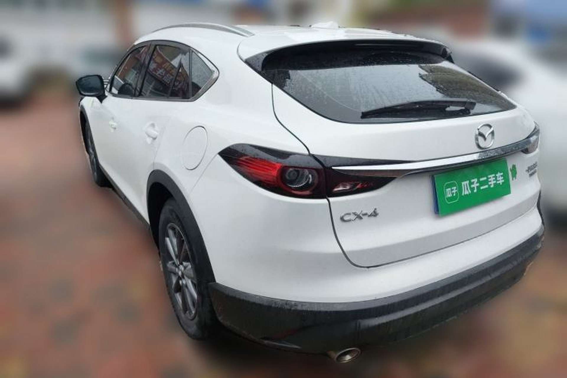 Used Mazda CX-4 2021 2.0L Automatic Two-Wheel Drive Blue Sky Luxury Edition Rear Left 45 Deg