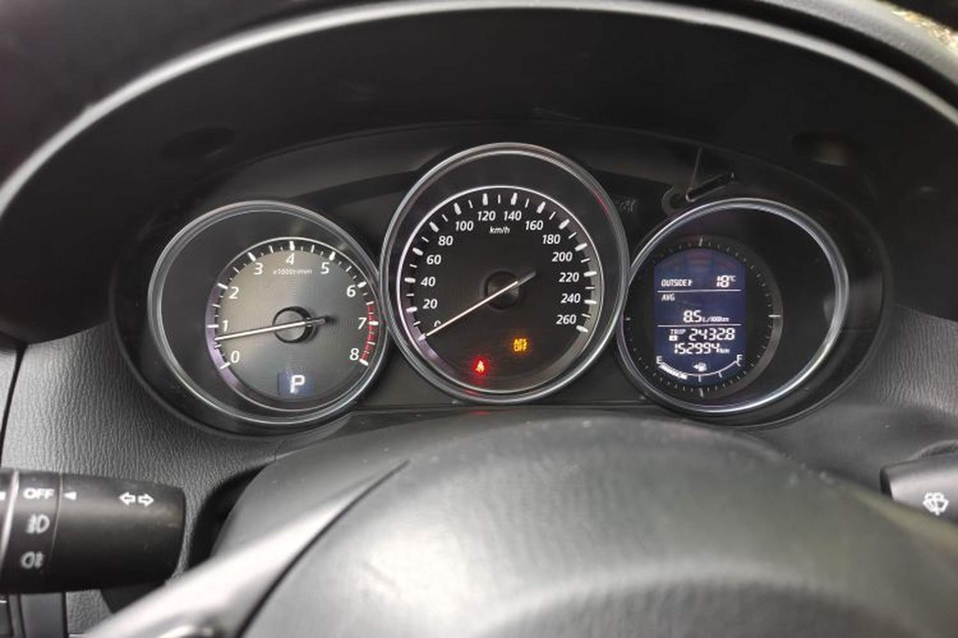 Used Mazda CX-5 2013 2.0L Automatic 4x4 Prestige Edition Odometer Close Up