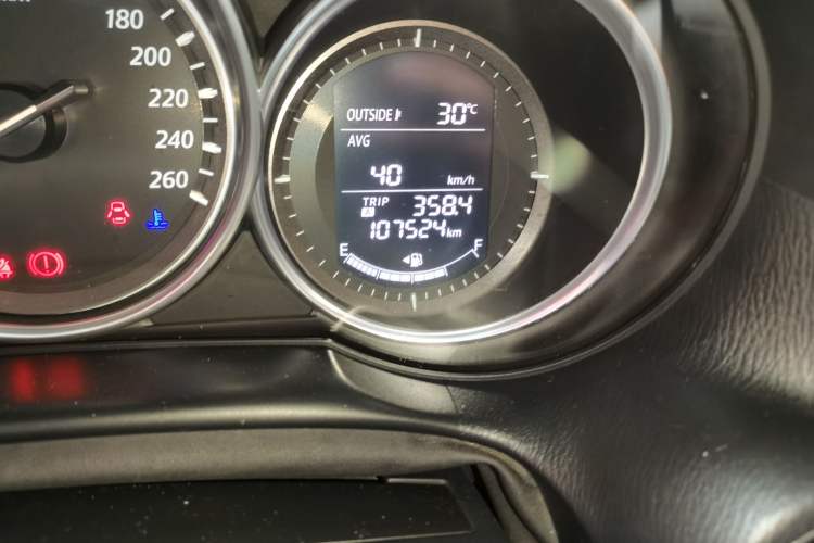 Used Mazda CX-5 2013 2.0L Automatic Two-Wheel Drive Comfort Version Odometer Close Up