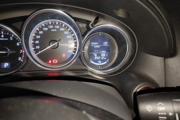 Used Mazda CX-5 2013 2.0L Automatic Two-Wheel Drive Comfort Version Odometer Close Up