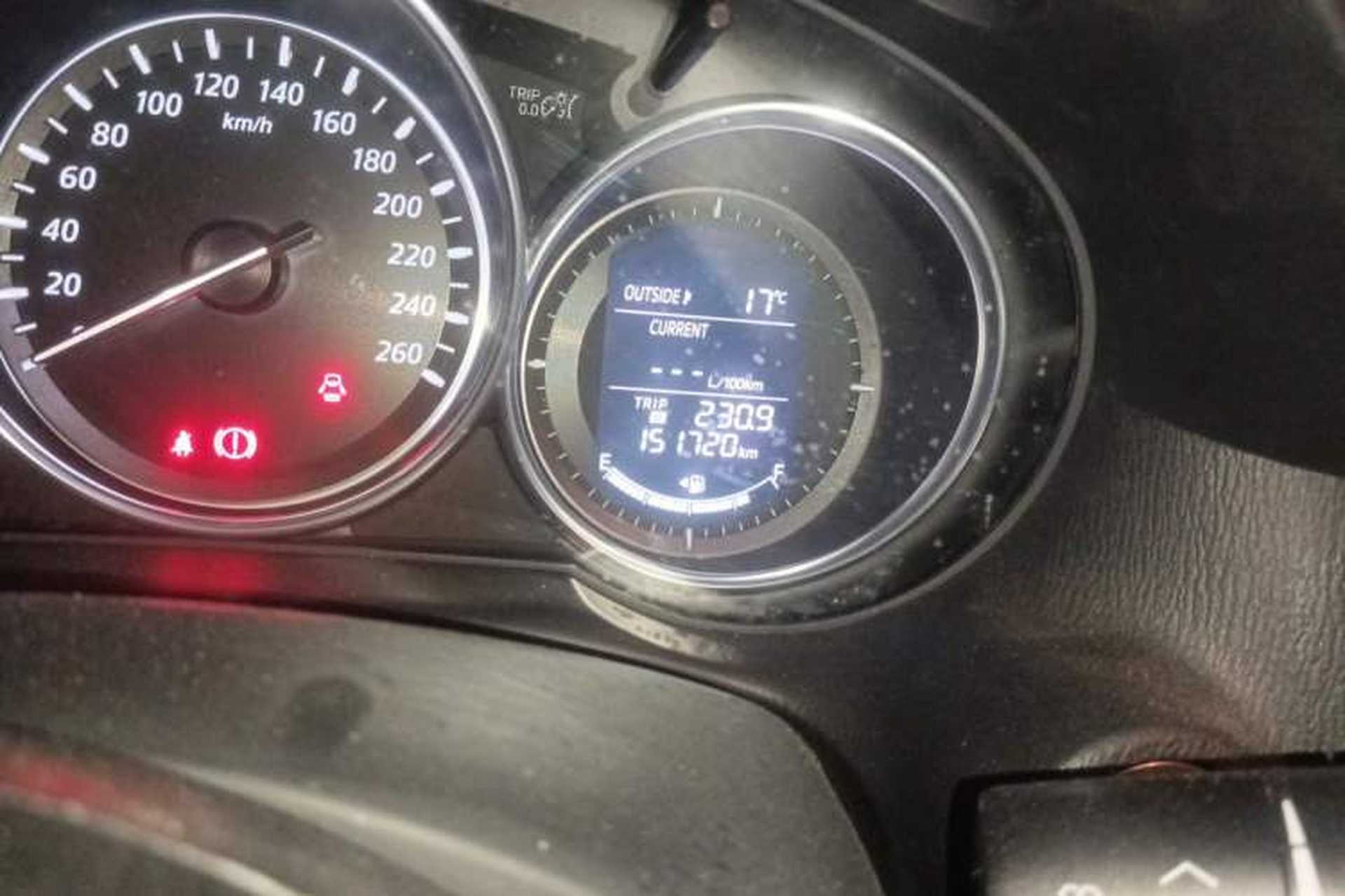 Used Mazda CX-5 2013 2.0L Automatic Two-Wheel Drive Comfort Version Odometer Close Up