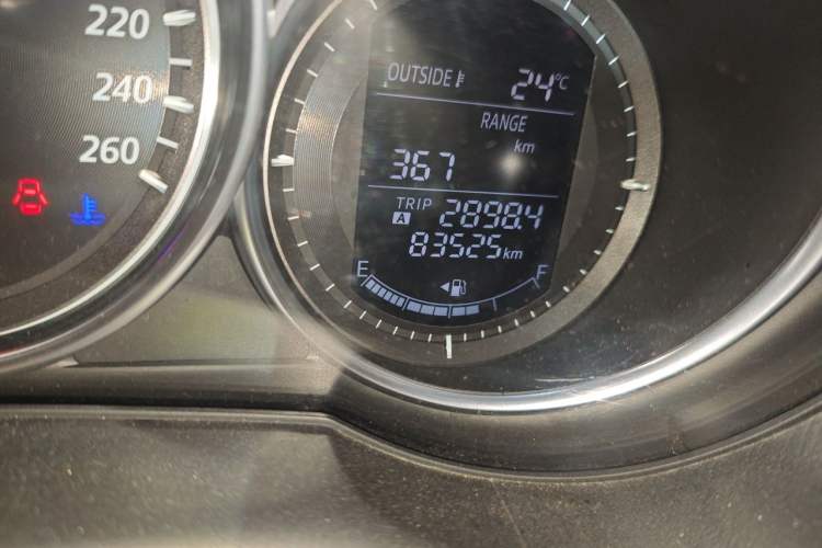 Used Mazda CX-5 2013 2.0L Automatic 4x4 Prestige Edition Odometer Close Up