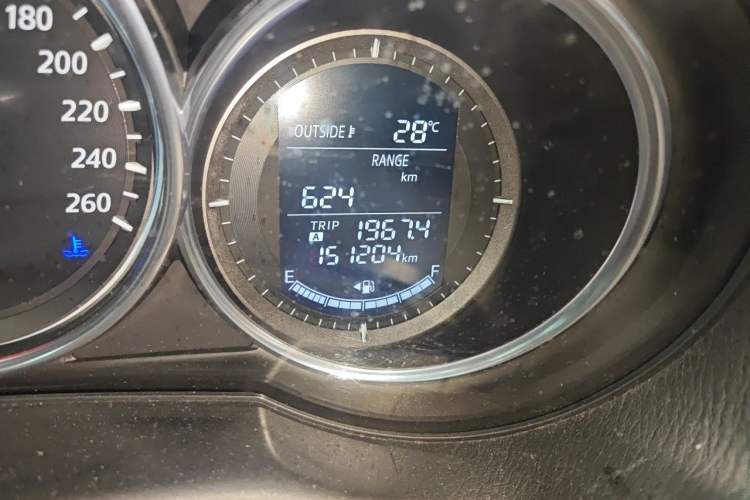 Used Mazda CX-5 2013 2.0L Automatic Two-Wheel Drive Comfort Version Odometer Close Up