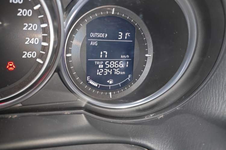 Used Mazda CX-5 2013 2.0L Automatic 4x4 Prestige Edition Odometer Close Up