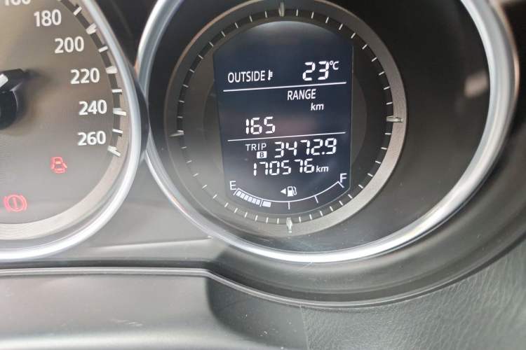 Used Mazda CX-5 2013 2.0L Automatic 4x4 Elite Version Odometer Close Up