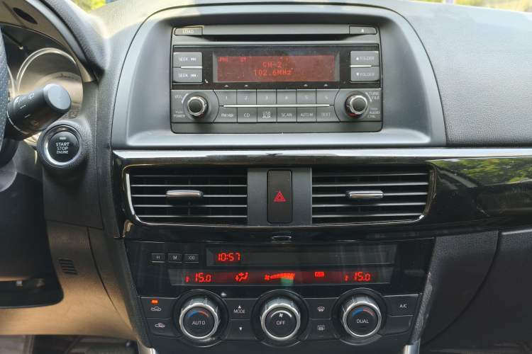 Used Mazda CX-5 2013 2.0L Automatic Two-Wheel Drive Comfort Version Audio And AC Panel