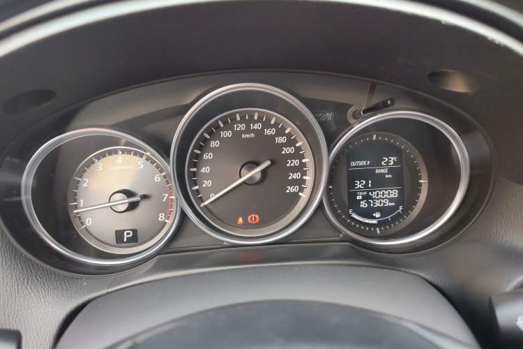 Used Mazda CX-5 2013 2.0L Automatic Two-Wheel Drive Comfort Version Odometer Close Up