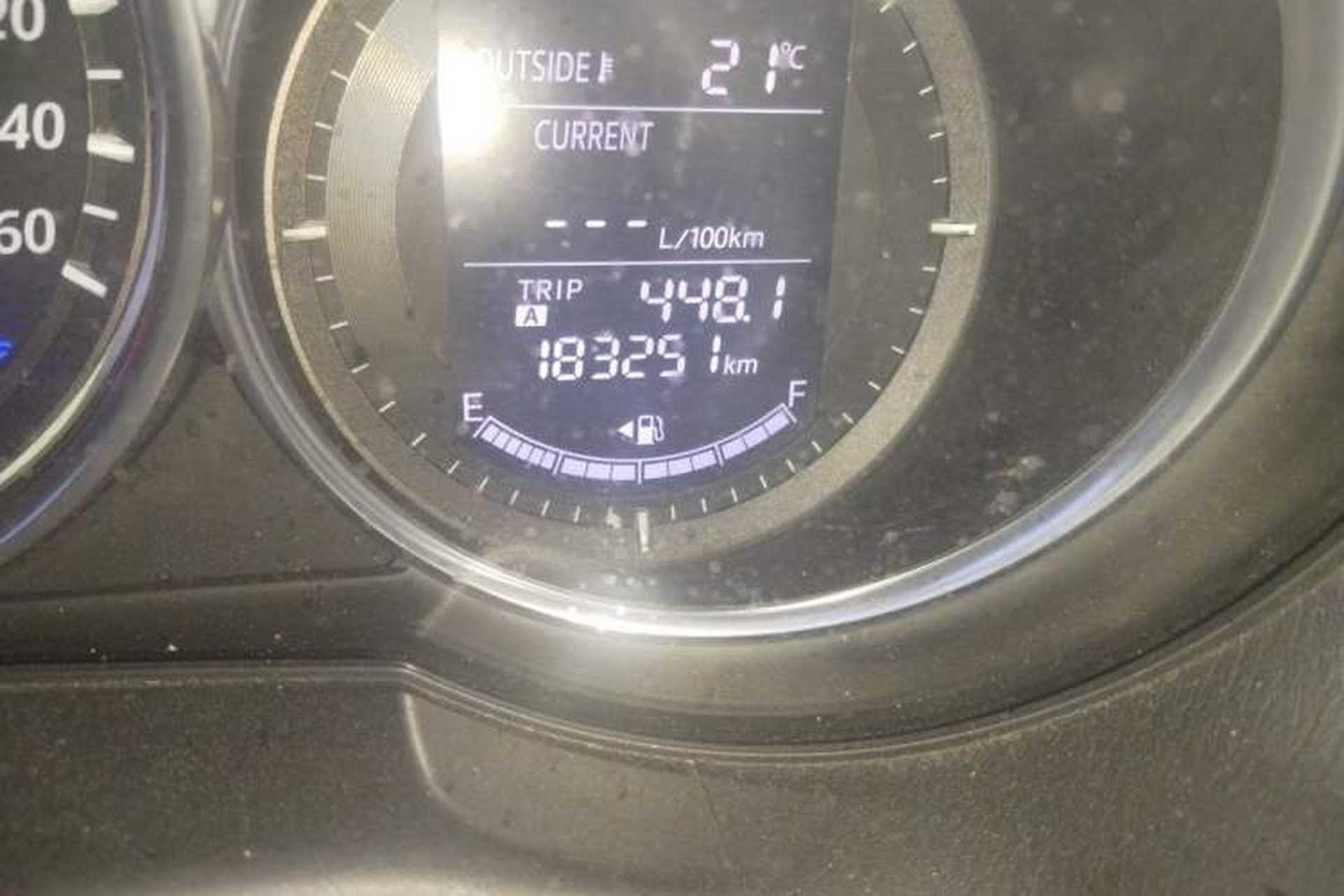 Used Mazda CX-5 2013 2.0L Automatic Two-Wheel Drive Comfort Version Odometer Close Up