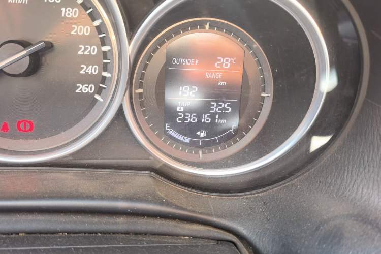 Used Mazda CX-5 2013 2.0L Automatic Two-Wheel Drive Comfort Version Odometer Close Up