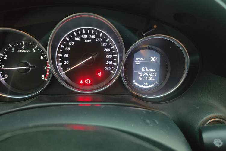 Used Mazda CX-5 2013 2.0L Manual Two-Wheel Drive Comfort Version Odometer Close Up