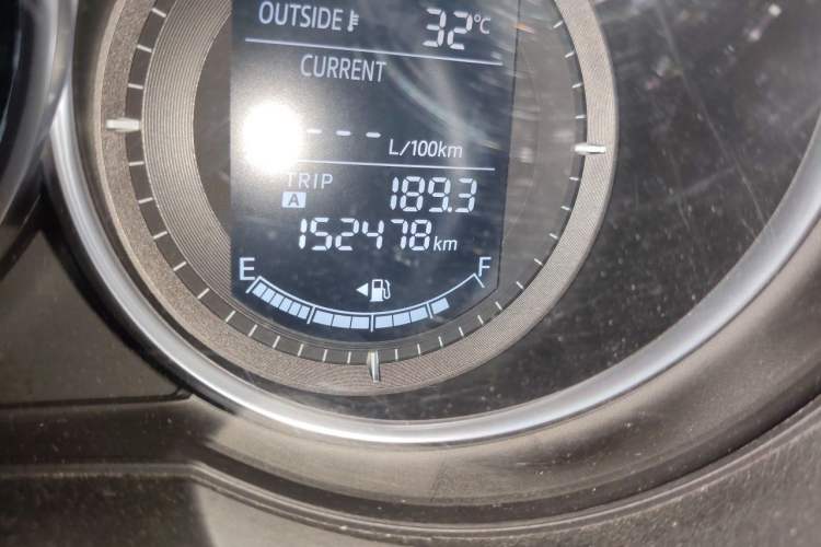 Used Mazda CX-5 2013 2.0L Automatic Two-Wheel Drive Comfort Version Odometer Close Up