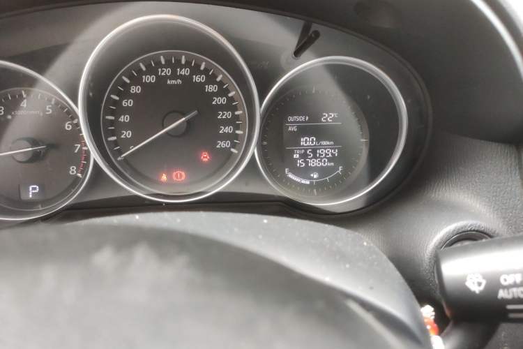 Used Mazda CX-5 2013 2.0L Automatic 4x4 Prestige Edition Odometer Close Up