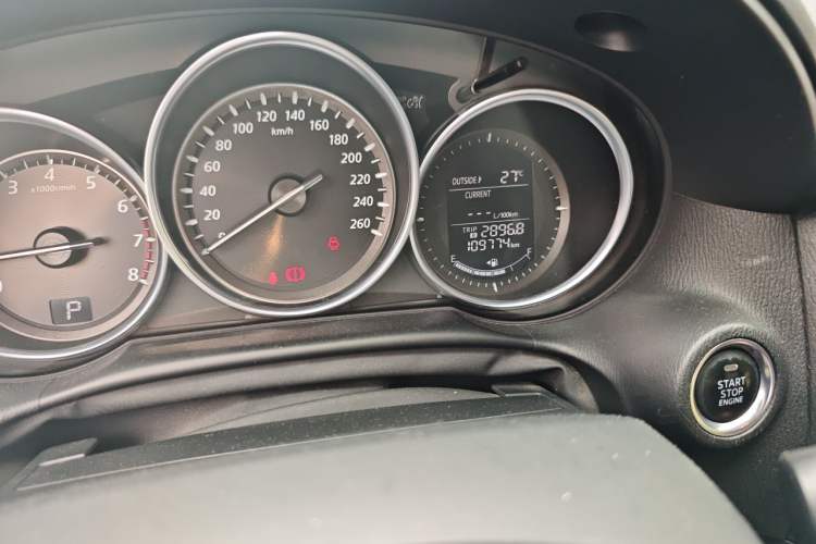 Used Mazda CX-5 2013 2.0L Automatic Two-Wheel Drive Comfort Version Odometer Close Up