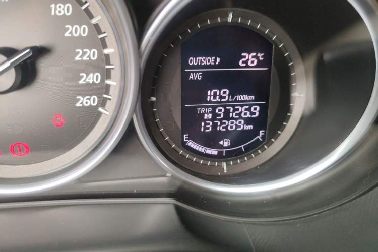 Used Mazda CX-5 2013 2.0L Automatic 4x4 Prestige Edition Odometer Close Up