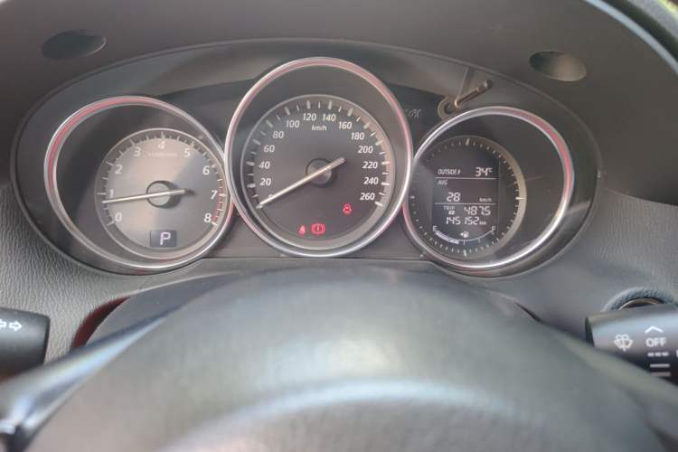 Used Mazda CX-5 2013 2.0L Automatic Two-Wheel Drive Comfort Version Odometer Close Up