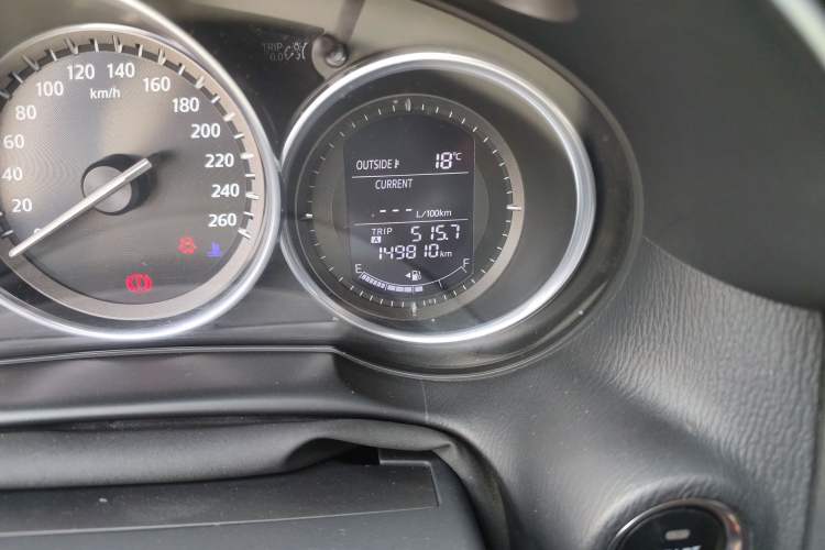 Used Mazda CX-5 2013 2.0L Automatic Two-Wheel Drive Comfort Version Odometer Close Up