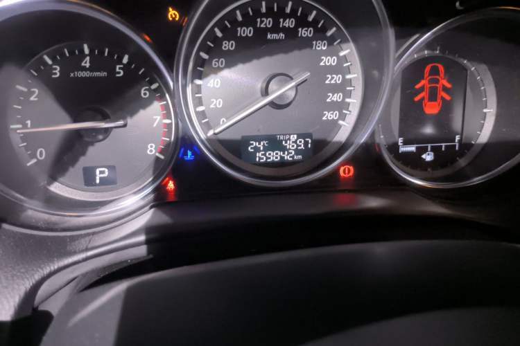 Used Mazda CX-5 2013 2.5L Automatic 4x4 Flagship Edition Odometer Close Up