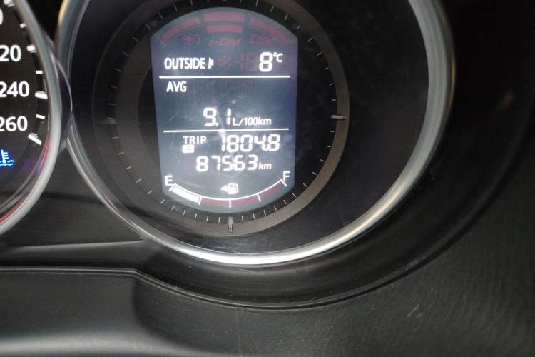 Used Mazda CX-5 2013 2.0L Automatic 4x4 Prestige Edition Odometer Close Up