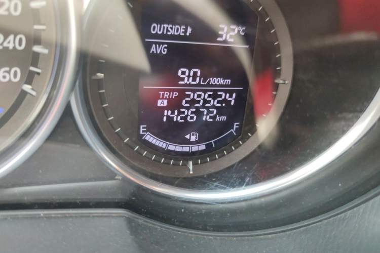 Used Mazda CX-5 2013 2.0L Automatic Two-Wheel Drive Comfort Version Odometer Close Up
