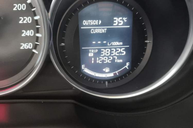 Used Mazda CX-5 2013 2.0L Automatic 4x4 Prestige Edition Odometer Close Up
