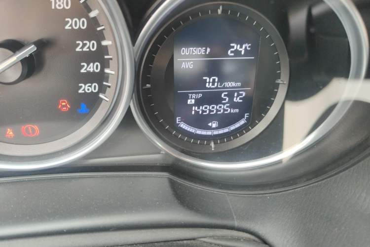Used Mazda CX-5 2013 2.0L Manual Two-Wheel Drive Comfort Version Odometer Close Up
