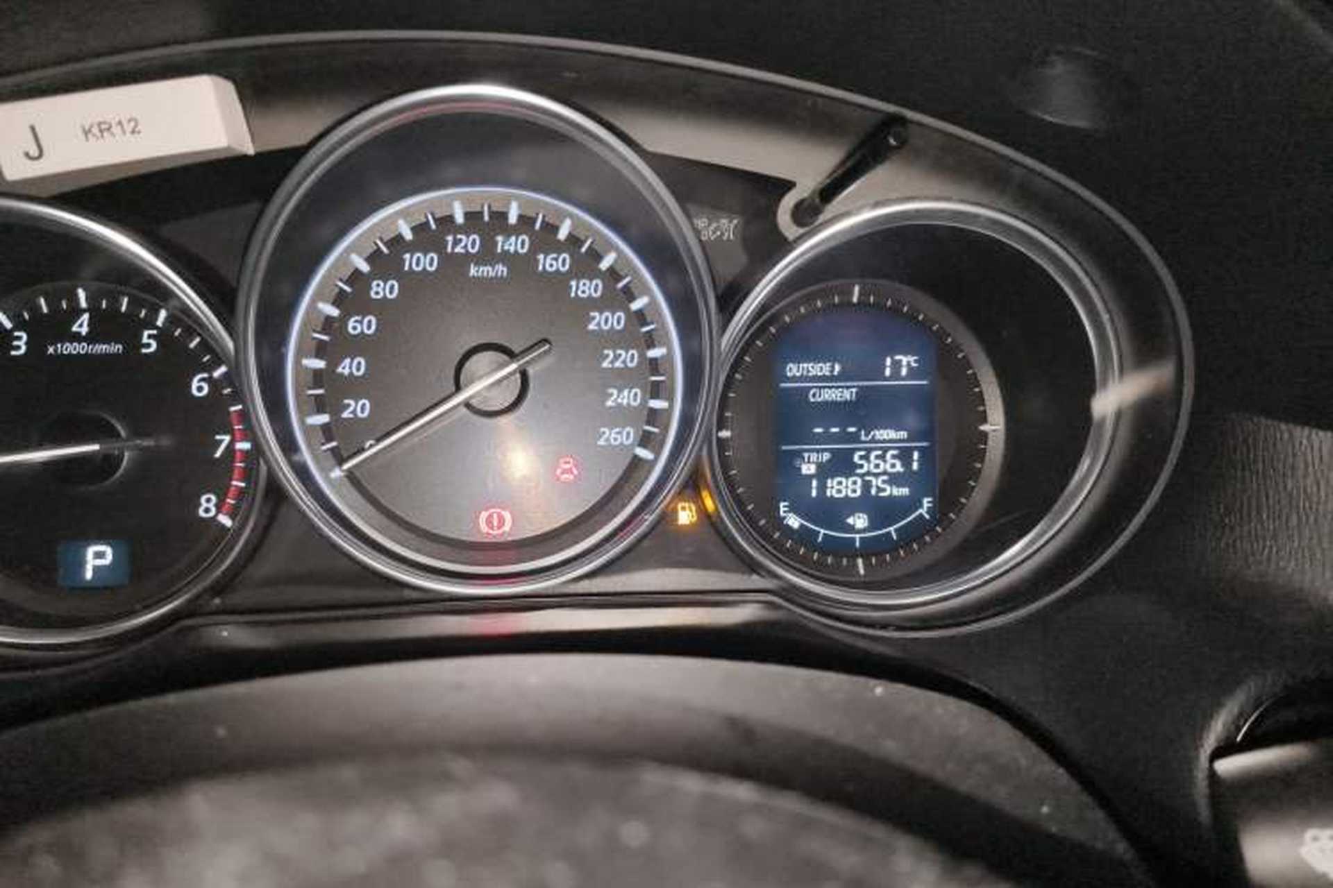 Used Mazda CX-5 2013 2.0L Automatic Two-Wheel Drive Comfort Version Odometer Close Up