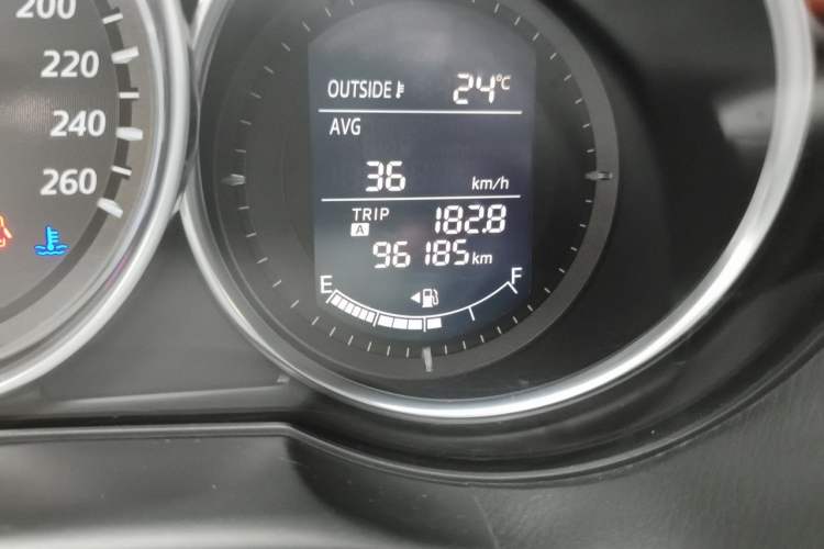 Used Mazda CX-5 2013 2.0L Automatic Two-Wheel Drive Comfort Version Odometer Close Up