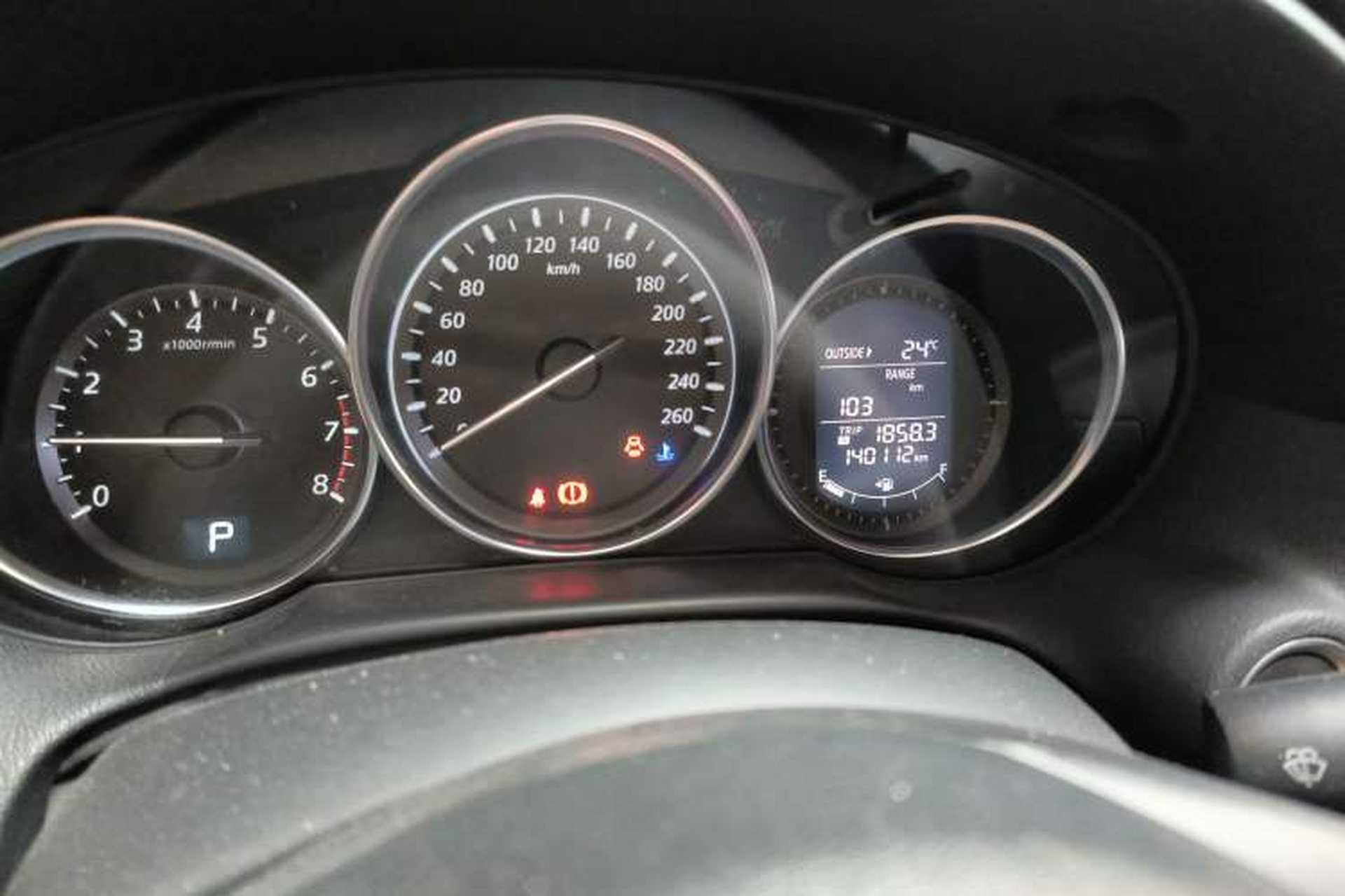 Used Mazda CX-5 2013 2.0L Automatic Two-Wheel Drive Comfort Version Odometer Close Up