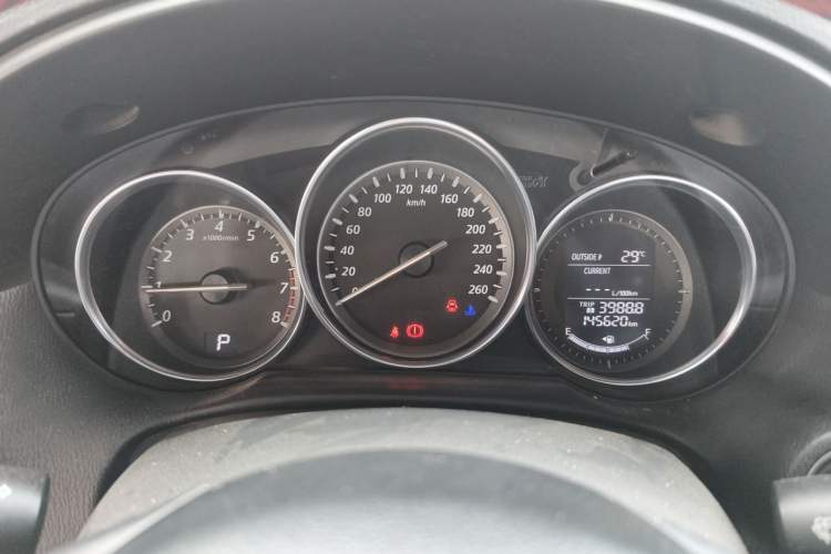 Used Mazda CX-5 2013 2.0L Automatic Two-Wheel Drive Comfort Version Odometer Close Up