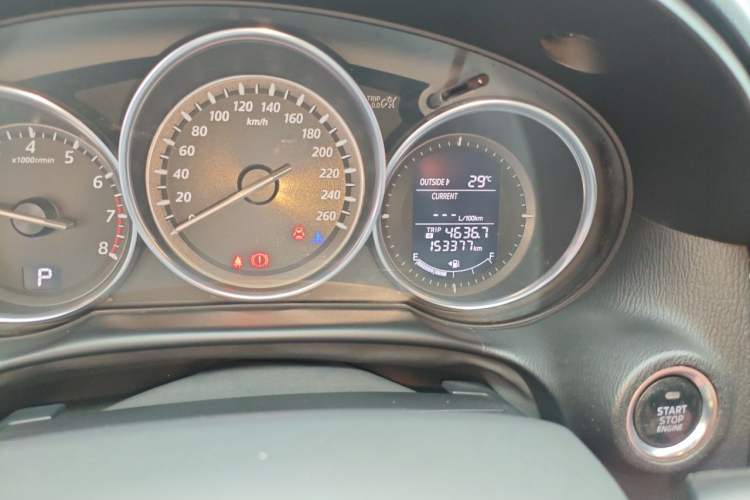 Used Mazda CX-5 2014 2.0L Automatic Two-Wheel Drive Urban Version Odometer Close Up