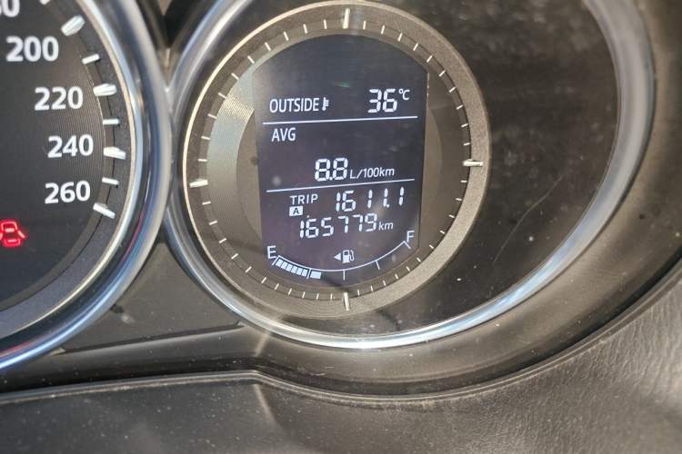 Used Mazda CX-5 2014 2.0L Automatic Two-Wheel Drive Urban Version Odometer Close Up