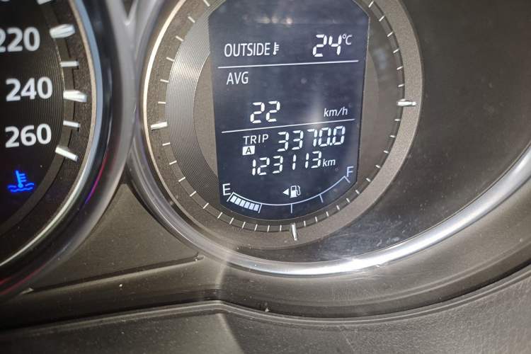 Used Mazda CX-5 2014 2.0L Automatic Two-Wheel Drive Urban Version Odometer Close Up