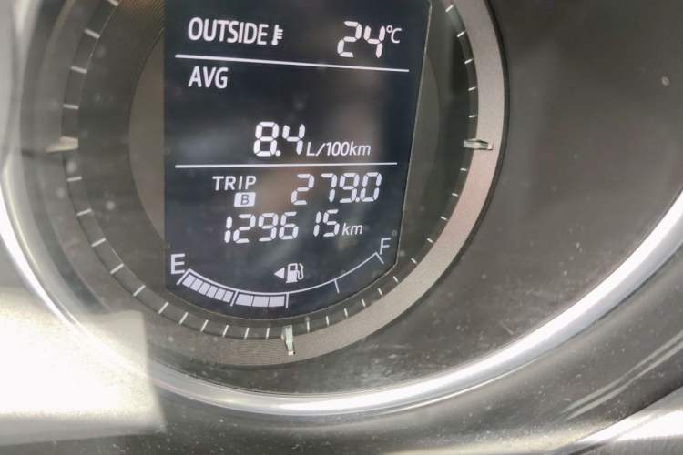 Used Mazda CX-5 2014 2.0L Automatic Two-Wheel Drive Urban Version Odometer Close Up