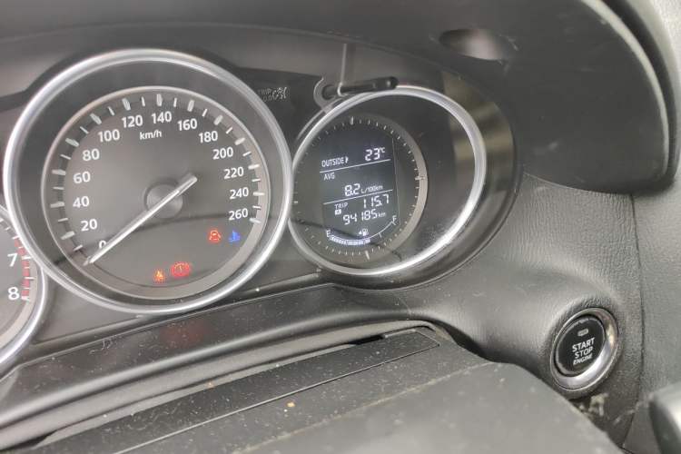Used Mazda CX-5 2014 2.0L Automatic Two-Wheel Drive Urban Version Odometer Close Up