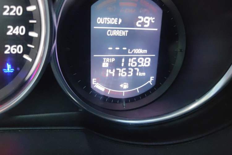 Used Mazda CX-5 2014 2.0L Automatic Two-Wheel Drive Urban Version Odometer Close Up